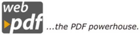 web pdf ...the PDF powerhouse. Logo (DPMA, 17.02.2010)