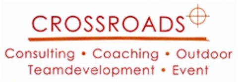 CROSSROADS Consulting · Coaching · Outdoor Teamdevelopment · Event Logo (DPMA, 29.11.2011)