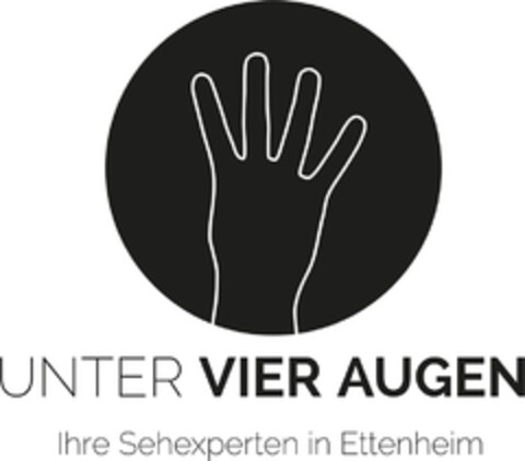 UNTER VIER AUGEN Ihre Sehexperten in Ettenheim Logo (DPMA, 10/14/2015)