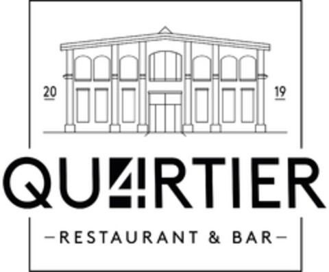 2019 QU4RTIER - RESTAURANT & BAR - Logo (DPMA, 30.09.2019)