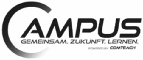 CAMPUS GEMEINSAM. ZUKUNFT. LERNEN. POWERED BY COMTEACH Logo (DPMA, 02/17/2021)