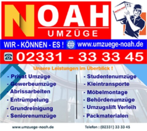 NOAH UMZÜGE WIR-KÖNNEN-ES! Logo (DPMA, 07.11.2023)