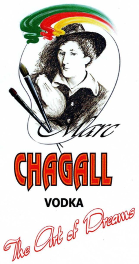 Marc CHAGALL VODKA The Art of Dreams Logo (DPMA, 17.06.2002)