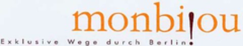 monbijou Exclusive Wege durch Berlin Logo (DPMA, 01.07.2002)