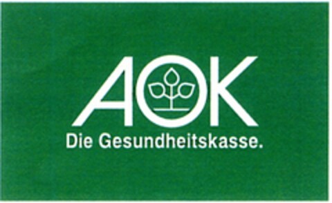 AOK Die Gesundheitskasse Logo (DPMA, 24.06.2003)