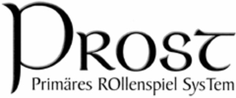 PROST Primäres ROllenspiel SysTem Logo (DPMA, 07/16/2003)