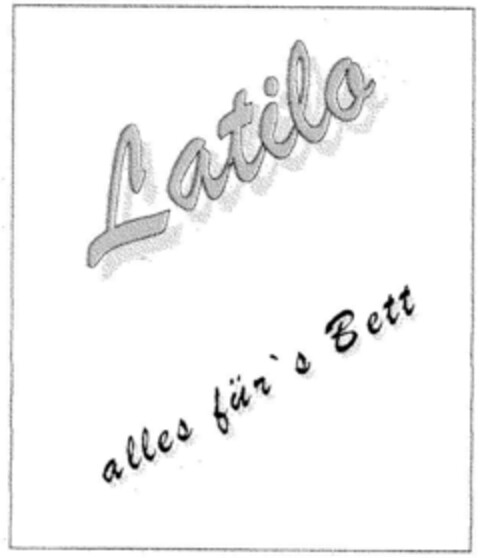 Latilo alles für's Bett Logo (DPMA, 20.12.1994)