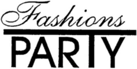 Fashions PARTY Logo (DPMA, 29.01.1996)