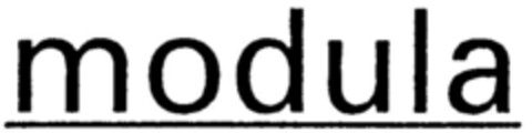 modula Logo (DPMA, 06.10.1998)