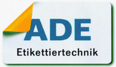 ADE Etikettiertechnik Logo (DPMA, 07.07.1999)