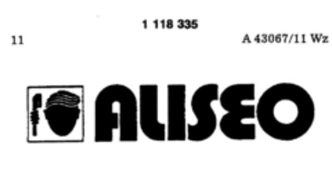 ALISEO Logo (DPMA, 06/29/1987)