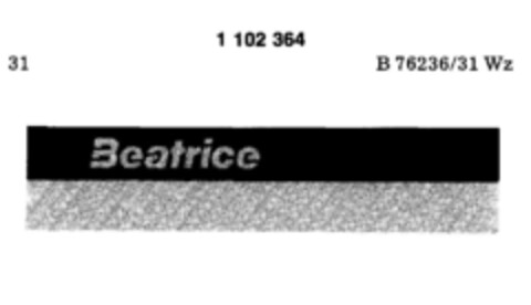 Beatrice Logo (DPMA, 06.02.1985)