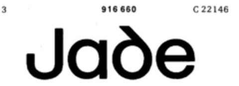 Jade Logo (DPMA, 02.05.1972)