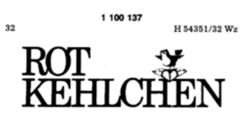 ROT KEHLCHEN Logo (DPMA, 17.05.1985)