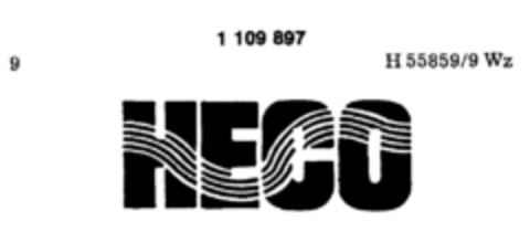 HECO Logo (DPMA, 25.03.1986)