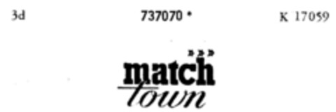 match town Logo (DPMA, 08.01.1960)