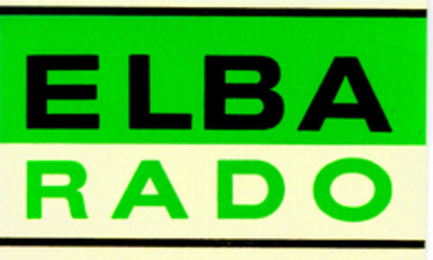 ELBA RADO Logo (DPMA, 10.11.1965)