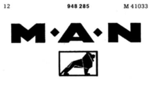 M A N Logo (DPMA, 05.11.1975)