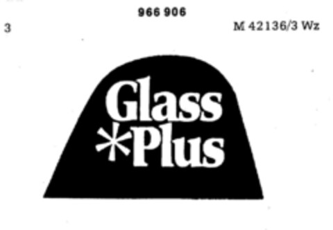 Glass Plus Logo (DPMA, 06.09.1976)