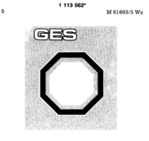 GES Logo (DPMA, 15.10.1987)