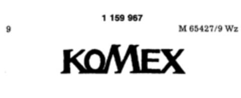 KOMEX Logo (DPMA, 14.07.1989)