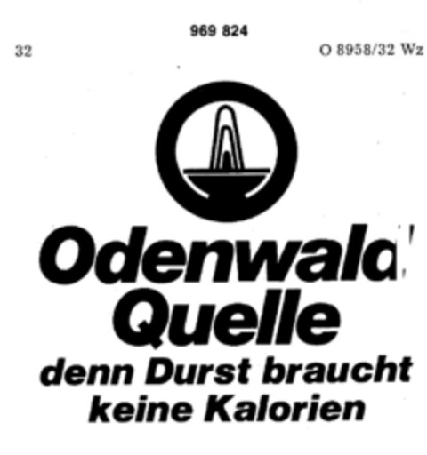 Odenwald Quelle Logo (DPMA, 13.04.1977)