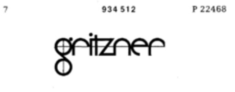 gritzner Logo (DPMA, 09.10.1974)