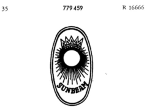 SUNBEAM Logo (DPMA, 09.11.1962)