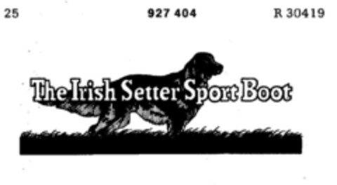 The Irish Setter Sport Boot Logo (DPMA, 16.08.1973)