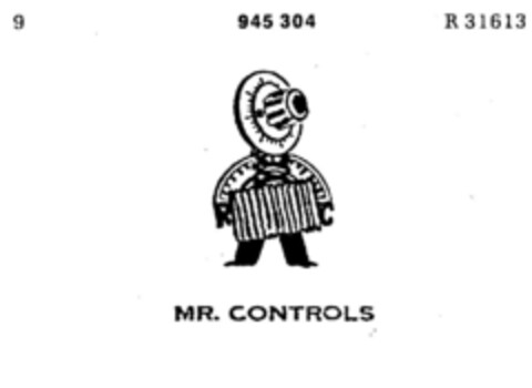 MR.CONTROLS Logo (DPMA, 12/23/1974)