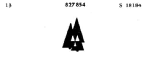 827854 Logo (DPMA, 25.11.1965)