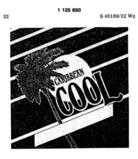 CARIBBEAN COOL Logo (DPMA, 06.08.1987)