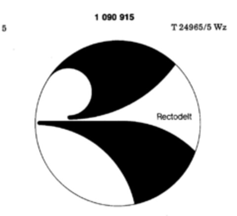 Rectodelt Logo (DPMA, 16.10.1985)