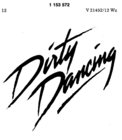 Dirty Dancing Logo (DPMA, 26.05.1989)
