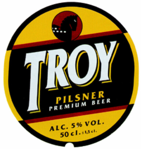 TROY PILSNER PREMIUM BEER Logo (DPMA, 05.01.2000)