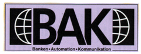 BAK Banken·Automation·Kommunikation Logo (DPMA, 14.04.2000)