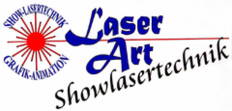 Laser Art Showlasertechnik GRAFIK-ANIMATION SHOW-LASERTECHNIK Logo (DPMA, 17.08.2000)