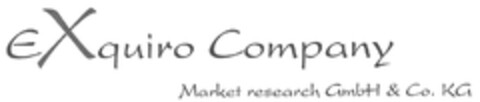 EXquiro Company Market research GmbH & Co. KG Logo (DPMA, 11.04.2008)
