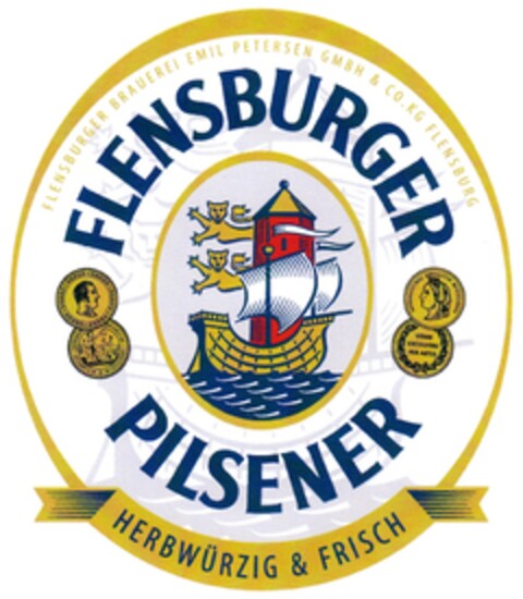 FLENSBURGER PILSENER Logo (DPMA, 12.02.2009)