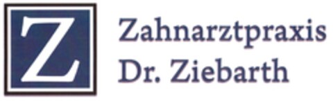 Z Zahnarztpraxis Dr. Ziebarth Logo (DPMA, 06/30/2012)