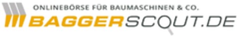 ONLINEBÖRSE FÜR BAUMASCHINEN & CO. BAGGERSCOUT.DE Logo (DPMA, 03.05.2017)