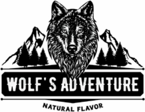 WOLF'S ADVENTURE NATURAL FLAVOR Logo (DPMA, 19.07.2022)