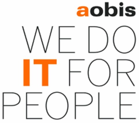 aobis WE DO IT FOR PEOPLE Logo (DPMA, 03/04/2024)