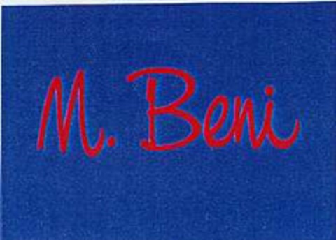 M. Beni Logo (DPMA, 30.07.2002)