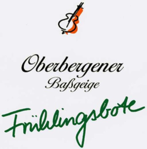 Oberbergener Baßgeige Frühlingsbote Logo (DPMA, 09/09/2002)
