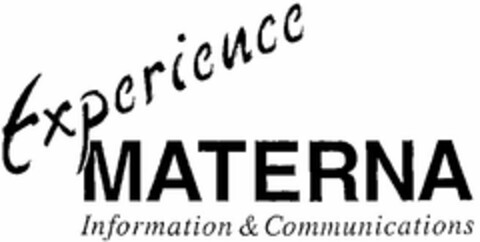 Experience MATERNA Information & Communications Logo (DPMA, 22.01.2004)