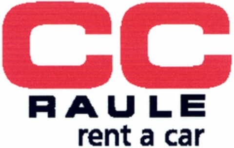 CC RAULE rent a car Logo (DPMA, 29.11.2004)