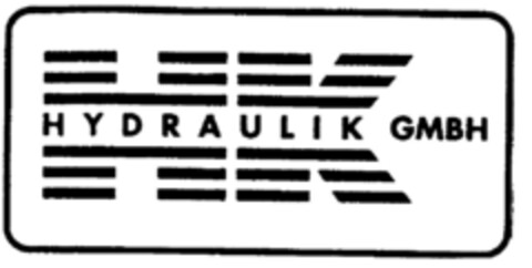 HK H Y D R A U L I K  GMBH Logo (DPMA, 16.11.1995)