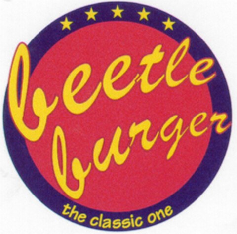 beetle burger the classic one Logo (DPMA, 26.06.1996)