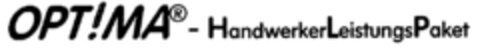 OPT!MA-HandwerkerLeistungsPaket Logo (DPMA, 28.10.1997)